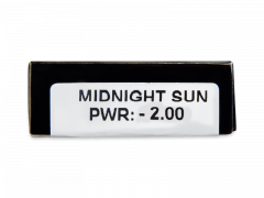 CRAZY LENS - Midnight Sun - met sterkte (2 gekleurde daglenzen)