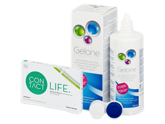 Contact Life spheric (6 lenzen) + Gelone 360 ml