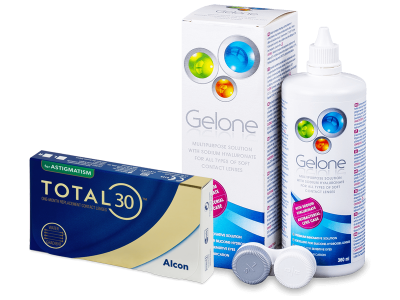TOTAL30 for Astigmatism (6 lenzen) + Gelone 360 ml