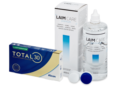 TOTAL30 for Astigmatism (6 lenzen) + Laim-Care 400 ml