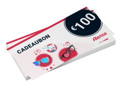 Cadeaubon voor brillen en lenzen ter waarde van € 100 