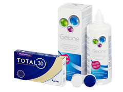 TOTAL30 Multifocal (3 lenzen) + Gelone 360 ml