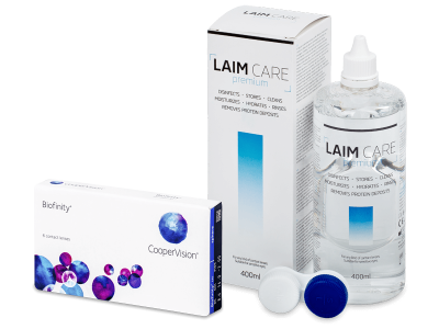 Biofinity (6 lenzen) + Laim-Care 400 ml
