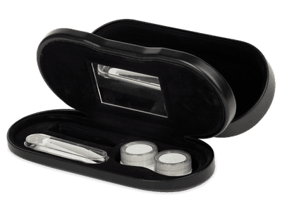 Brillen- en contactlenzenetui - Zwart