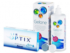 Air Optix Aqua (6 lenzen) + Gelone 360 ml