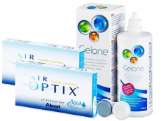 Air Optix Aqua (2x3 lenzen) + Gelone 360 ml